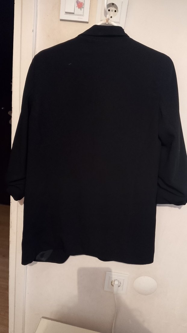 m beden Şıklığın Simgesi: Siyah Oversize Blazer Ceket — görsel 4/10