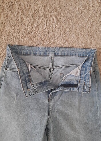 m Beden mavi Renk M BEDEN JEANS YÜKSEK BEL BAYAN KOT PANTONU