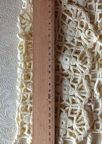 Kız bebek örgü yelek - Görsel 3