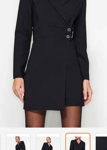 Siyah Ceket Elbise - Görsel 2
