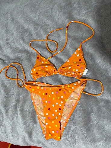 m Beden turuncu Renk Bikini Takımk