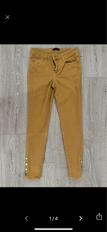Hardal rengi pantolon