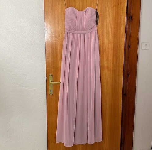 Pembe Abiye Elbise