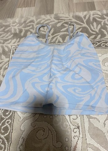 mavi askılı crop