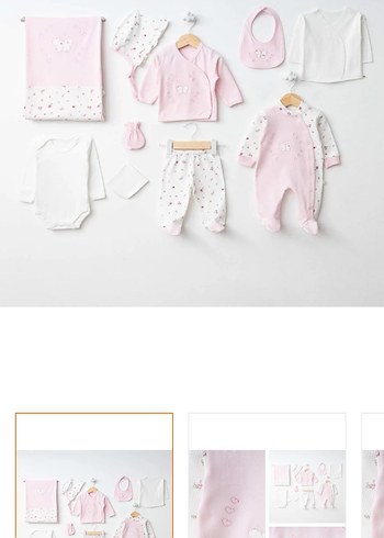 For My Baby 10'lu Pembe Bebek Hastane Çıkışı Seti - Görsel 3