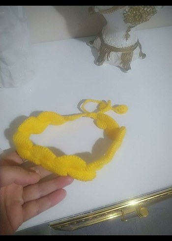 Boncuklu Sarı Bohem Kadın El Zinciri - Görsel 7