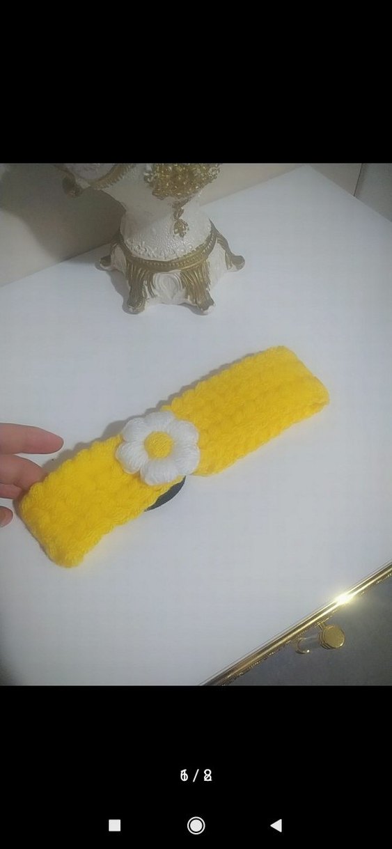 Boncuklu Sarı Bohem Kadın El Zinciri - Görsel 4