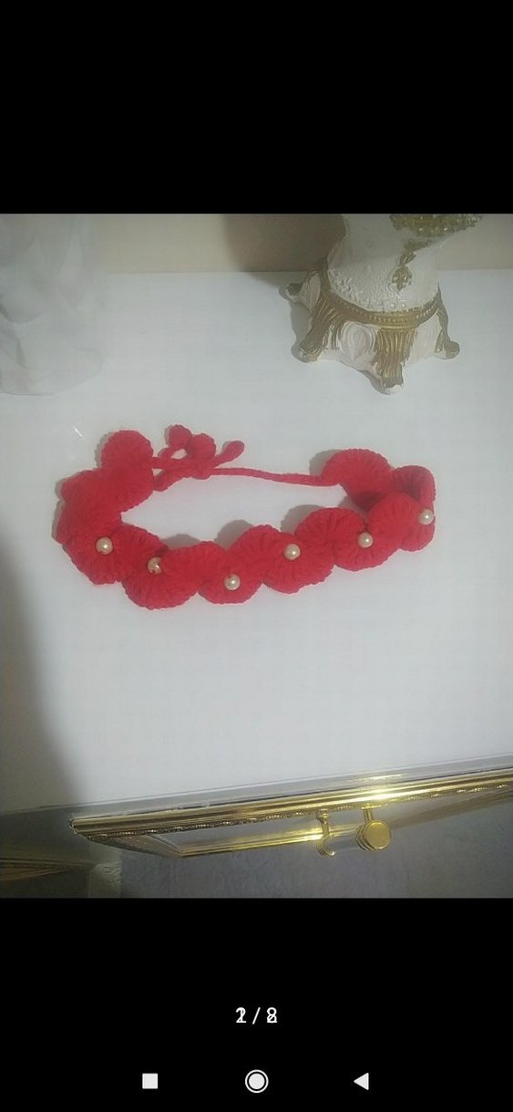 Boncuklu Sarı Bohem Kadın El Zinciri - Görsel 2