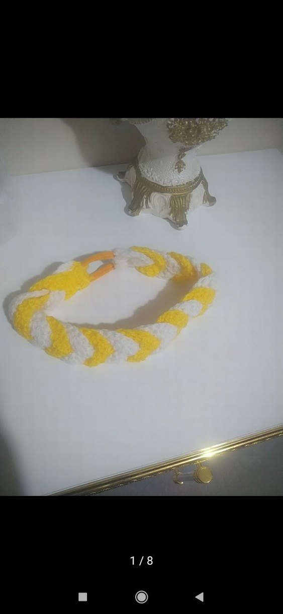 Boncuklu Sarı Bohem Kadın El Zinciri - Görsel 3