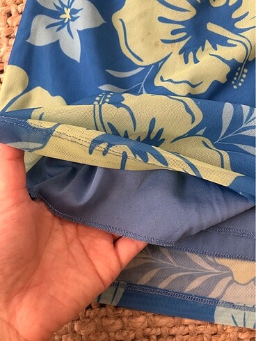 Urban Outfitters Vintage çiçekli transparan elbise
