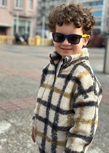 Zara Zara Peluş Suni Kürklü Sweatshirt