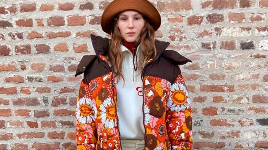 Zara Çiçek Desenli Mont