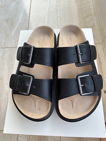 38 Beden Pull and bear tokalı platform sandalet
