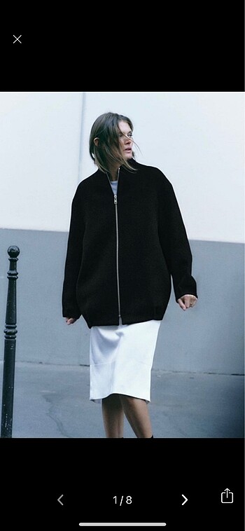 Zara Manteco Yün Bomber