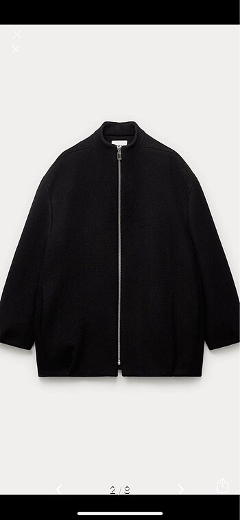 Zara Zara Manteco Yün Bomber