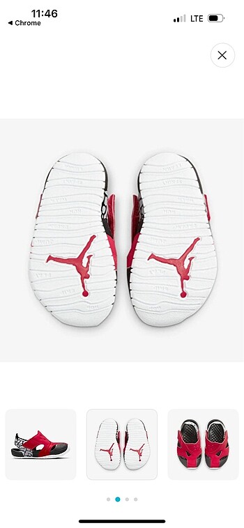 27 Beden kırmızı Renk Nike jordan flare