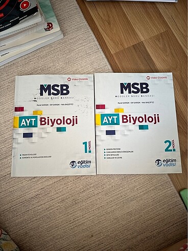 Eğitim vadisi MSB ayt biyoloji