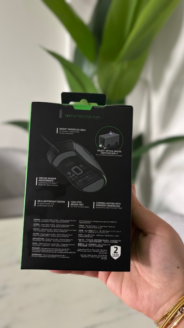 Razer Cobra Siyah Oyuncu Mouse - Görsel 2