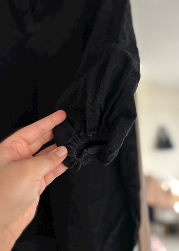 Bol Kesim Denim Gömlek - Görsel 3