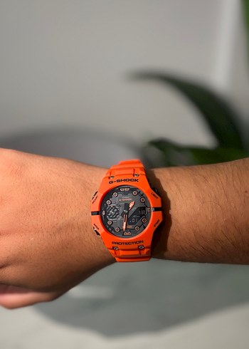 Turuncu G-Shock Erkek Kol Saati - Görsel 5