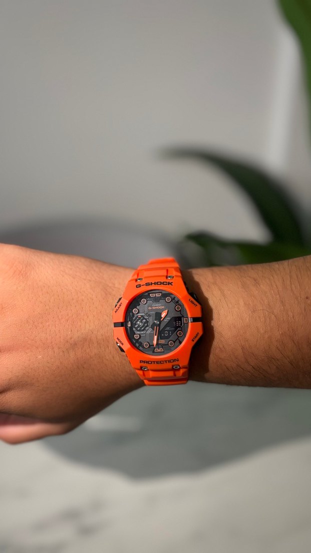Turuncu G-Shock Erkek Kol Saati - Görsel 5