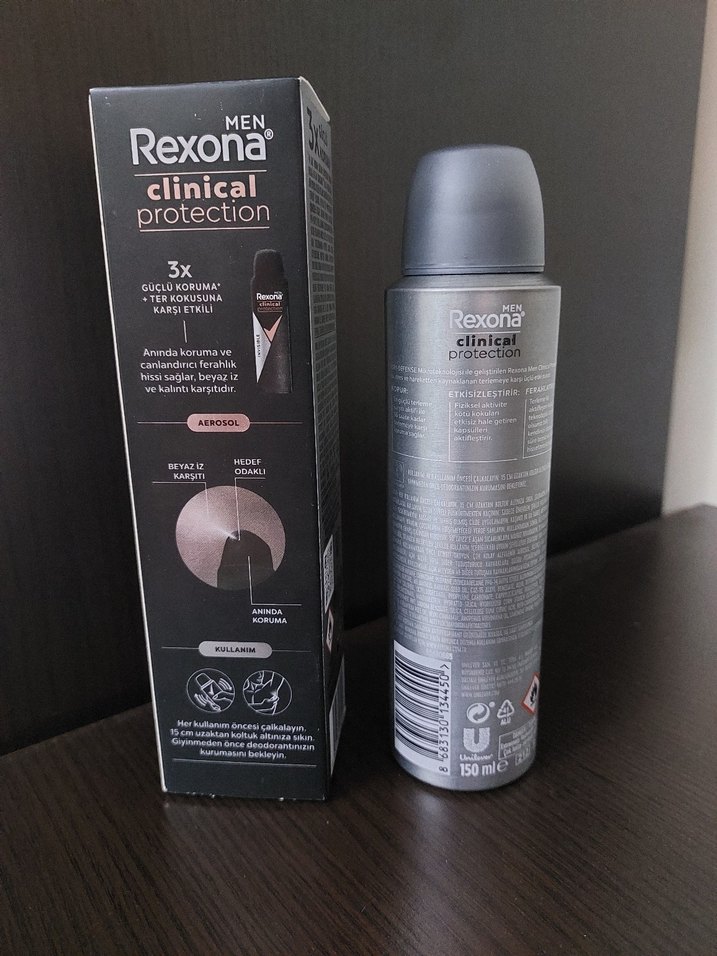 Rexona Men Clinical Protection Aerosol 150 ml - Görsel 2