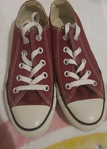 36 Beden bordo Renk Orjinal Converse bayan ayakkabı