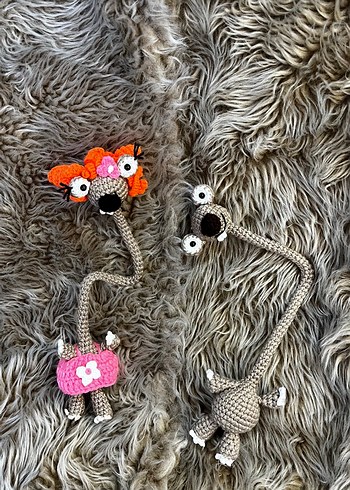 Renkli Örgü sid Peluş Oyuncaklar - Görsel 3