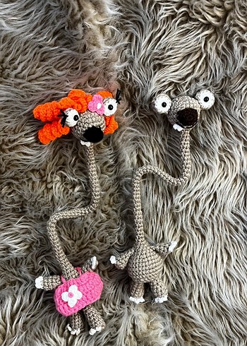 Renkli Örgü sid Peluş Oyuncaklar - Görsel 2