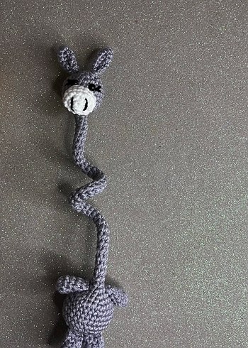 Örgü çanta direksiyon süsü sid,eşek,zürafa,ördek - Görsel 7