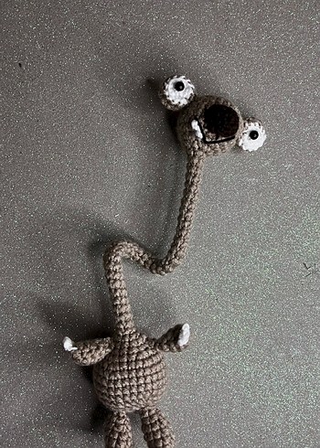 Örgü çanta direksiyon süsü sid,eşek,zürafa,ördek - Görsel 6