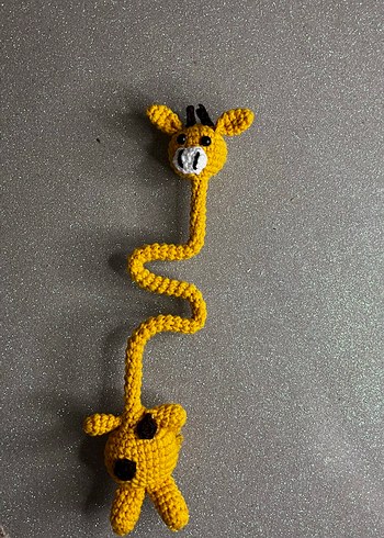 Örgü çanta direksiyon süsü sid,eşek,zürafa,ördek - Görsel 5