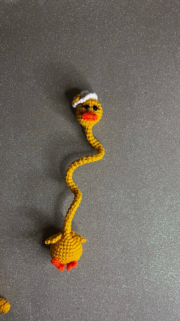 Örgü çanta direksiyon süsü sid,eşek,zürafa,ördek - Görsel 4