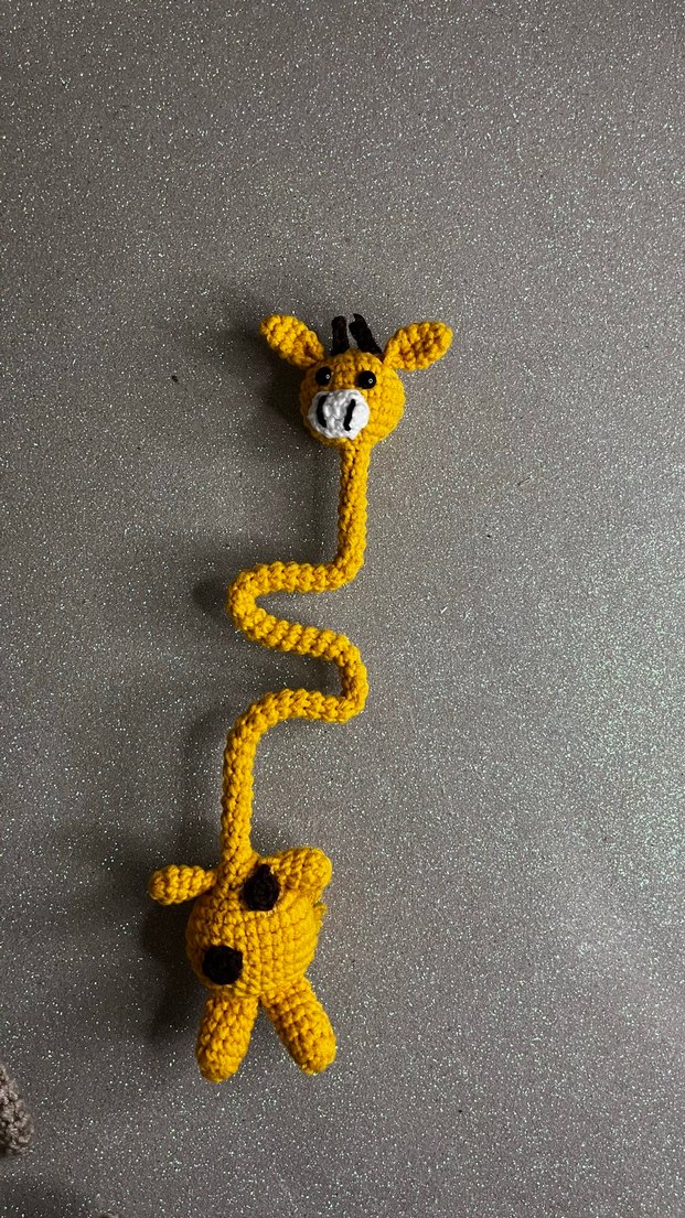 Örgü çanta direksiyon süsü sid,eşek,zürafa,ördek - Görsel 5