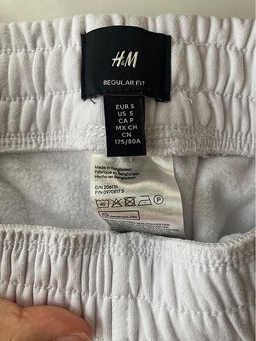 H&M HM beyaz eşofman altı