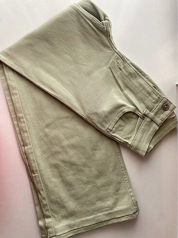 Su yeşili HM Wide Leg Jean