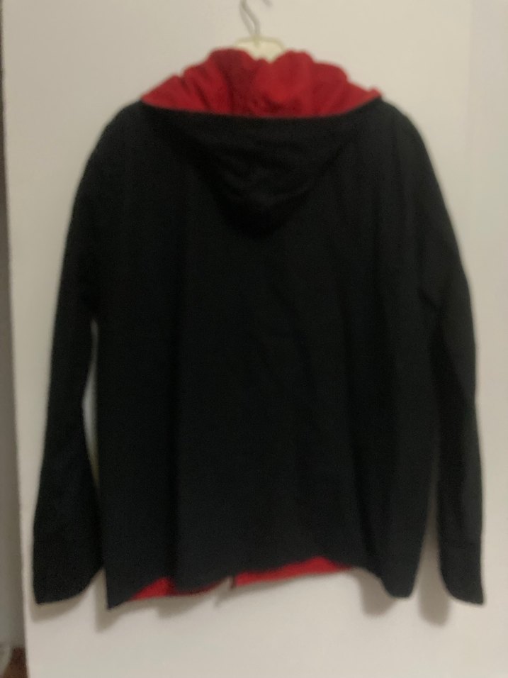 Nakışlı Kırmızı Kapüşonlu Kadın Ceket - Görsel 3