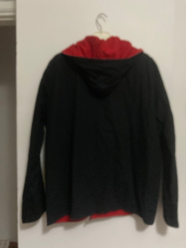 Nakışlı Kırmızı Kapüşonlu Kadın Ceket - Görsel 4