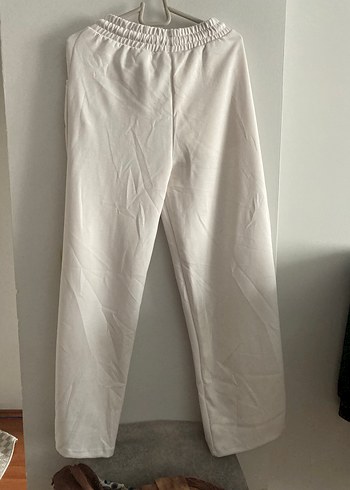 Etiketli oysho Beyaz Rahat Kesim Midi Kadın Eşofman - Görsel 6