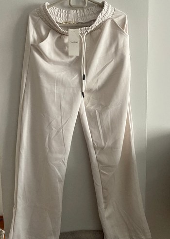 Etiketli oysho Beyaz Rahat Kesim Midi Kadın Eşofman - Görsel 4