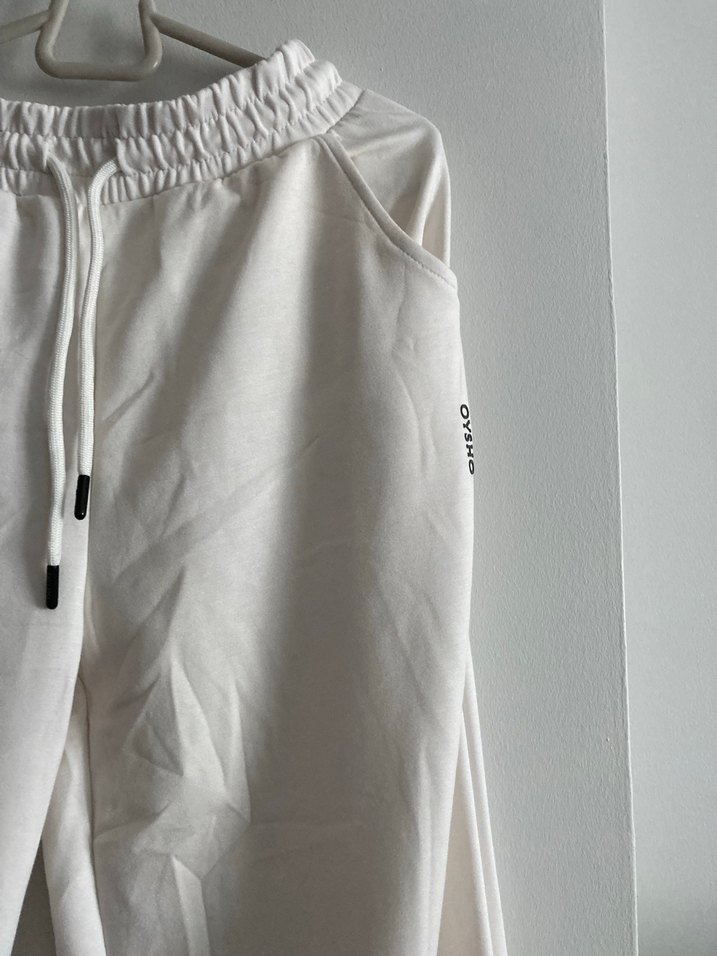 Etiketli oysho Beyaz Rahat Kesim Midi Kadın Eşofman - Görsel 2