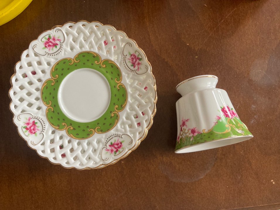 Pastel Renkli Porselen kahve Fincanı Takımı 2 li - Görsel 4