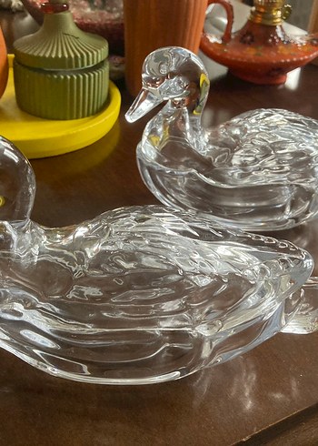 Madam coco cam Kuğu Biblo şekerlik - Görsel 4