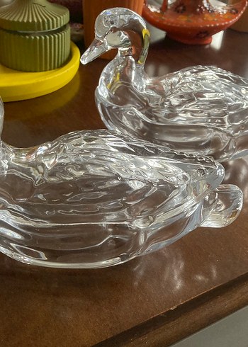 Madam coco cam Kuğu Biblo şekerlik - Görsel 3