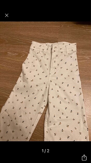 stradivarius çiçekli pantolon