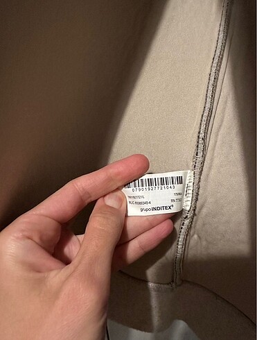 l Beden ten rengi Renk Zara Kauçuk Ceket