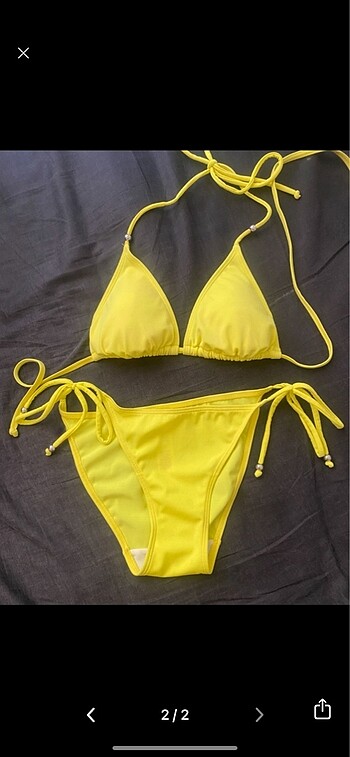 Diğer sari bikini takimi
