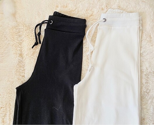 Fitilli triko pantolon