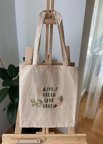 Live Green Save Green Bez Çanta