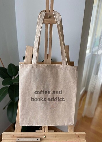 Coffee and Books Addict Bez Çanta